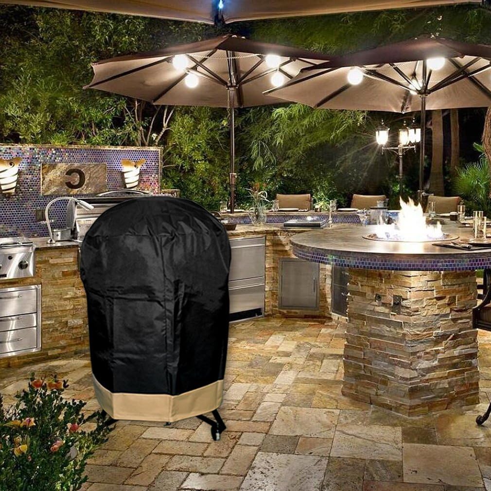 Onlyfire Kamado Grill Cover Fits for Big Green Egg,Kamado Joe Classic and Stand-Alone,Large Grill Dome,Pit Boss K22,Louisiana K22,Coyote the Asado Cooker and other,30" DIA X 34" H-3