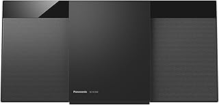 Panasonic SC-HC302EB-K Modern HiFi System with FM / DAB / DAB + Radio, 20W Speaker and CD Player, Bluetooth USB playback, Black