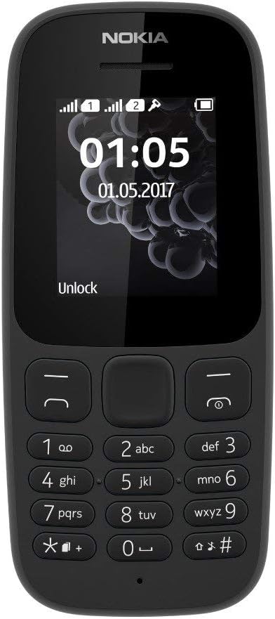 Nokia 105 Dual SIM Black-0