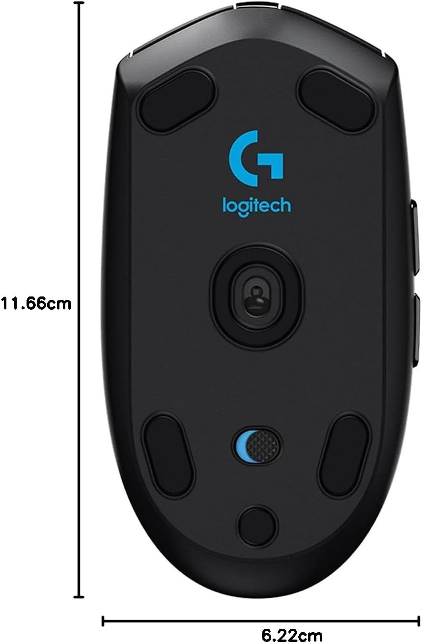 Logitech G305 LIGHTSPEED Wireless Gaming Mouse, HERO 12K Sensor, 12,000 DPI, Lightweight, 6 Programmable Buttons, 250h Battery Life, On-Board Memory, PC/Mac - Black-1