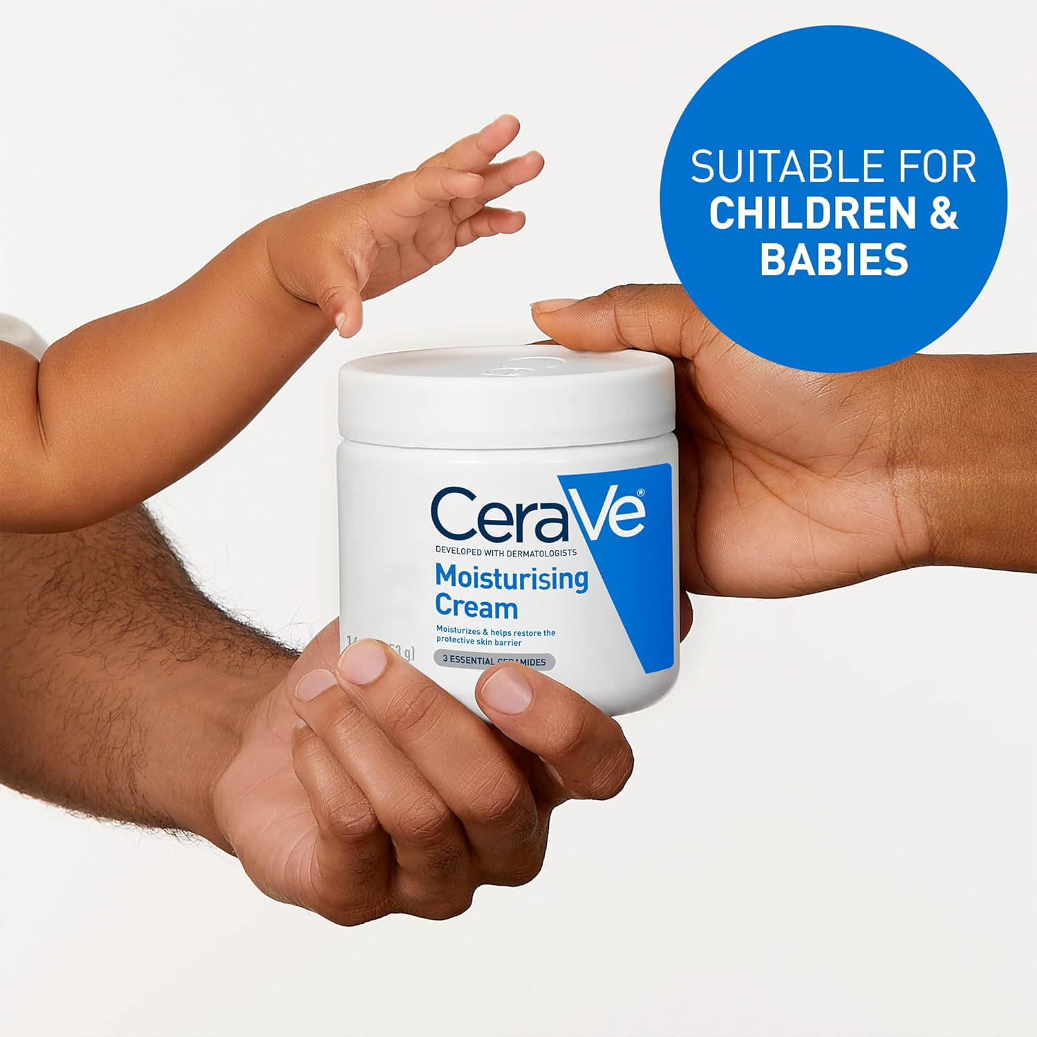 CeraVe Moisturising Cream Pot with Hyaluronic Acid and 3 Essential Ceramides for Dry to Very Dry Skin 454g​-6