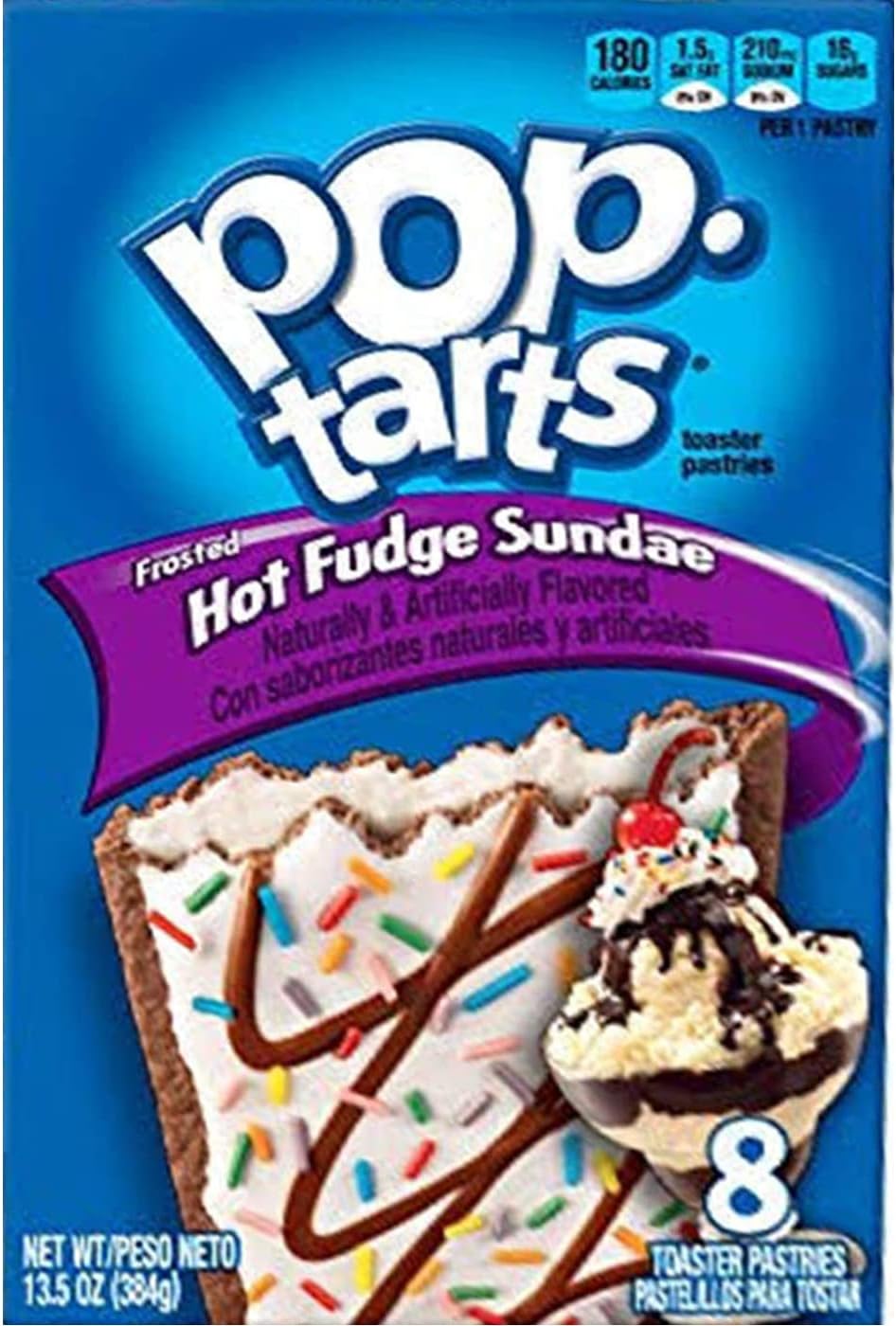 PopTarts Frosted Hot Fudge Sundae Toaster Pastries 8 Ct-1