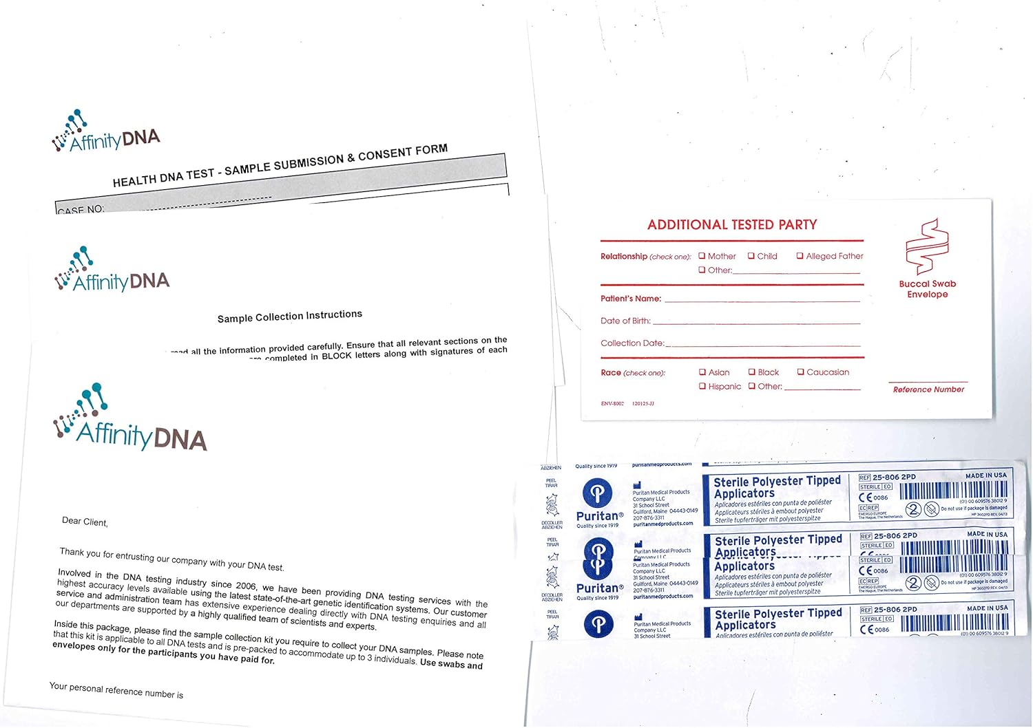 Standard Coeliac Home DNA Testing Kit - 99% Accurate Genetic Testing for Coeliac Disease - Swab Test DNA Sample Collection Kit - 2 Markers Tested - Results in 5-7 Working Days from AffinityDNA-1