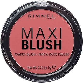 Rimmel London Maxi Blush Pigmented Powder Blusher, Wild Card, 9 g