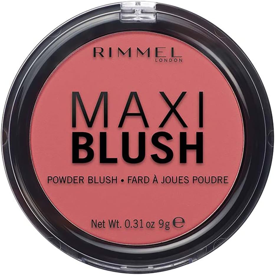 Rimmel London Maxi Blush Pigmented Powder Blusher, Wild Card, 9 g-0