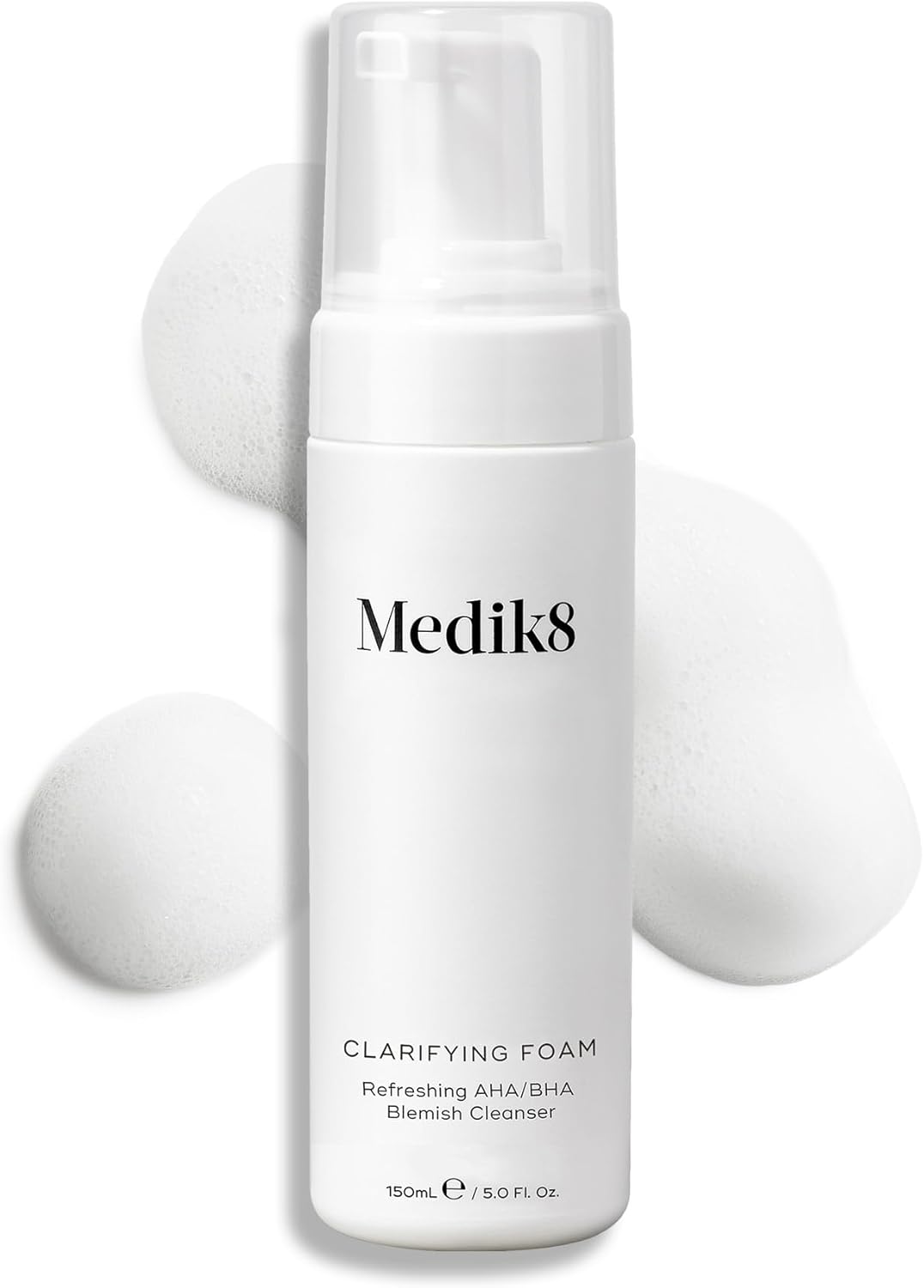 Medik8 Clarifying Foam - Refreshing AHA/BHA Blemish Cleanser - Hydrates & Smooths - For Blemish-Prone Skin - 150ml-0