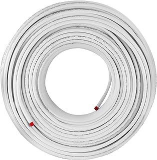 Happybuy 656Ft Roll of 1/2" PEX-AL-PEX Tubing Oxygen Barrier Radiant Floor PEX Pipe Radiant Heat Floor Heating Plumbing 200M Inner Aluminum Layer PEX Tubing Pipe (1/2" O2-Barrier, 656Ft/White)