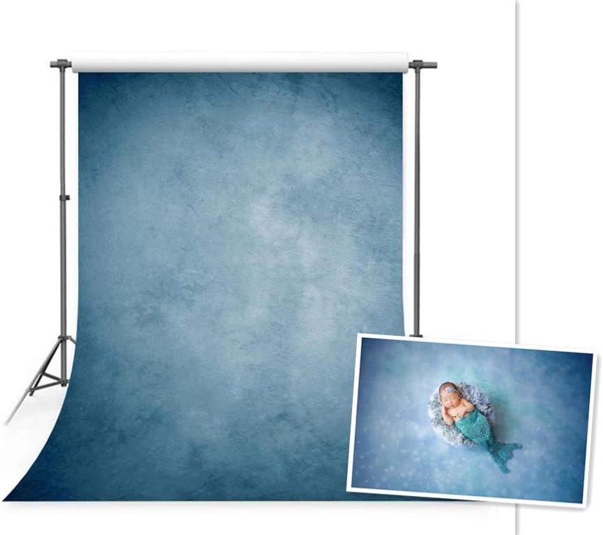 WaW 1.5x2.2m Photo Studio Background Abstract Texture Blue Backdrop Photography Fabric Photoshoot Backdrops for Newborn Baby Portrait-0