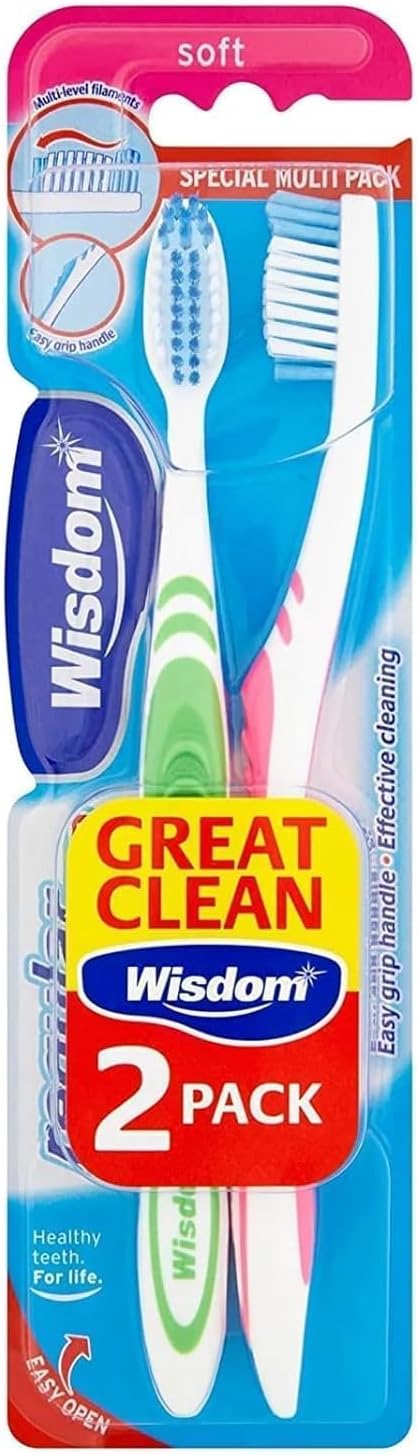 Wisdom Regular Plus Soft - 2 Pack-0