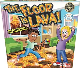 The Floor is Lava! | The Fun, Physical, Lava Leaping Game | Kids Party Games | For 2-6 Players | Ages 5+