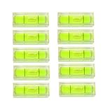 11 pcs Mini Bubble Spirit Level , 10x10x29mm Square Picture Hanging Level Mark Measuring Tools