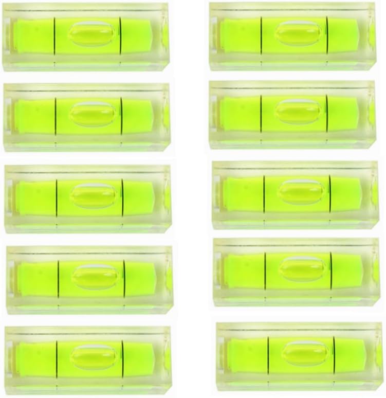 11 pcs Mini Bubble Spirit Level , 10x10x29mm Square Picture Hanging Level Mark Measuring Tools-0