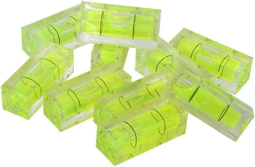 11 pcs Mini Bubble Spirit Level , 10x10x29mm Square Picture Hanging Level Mark Measuring Tools-2