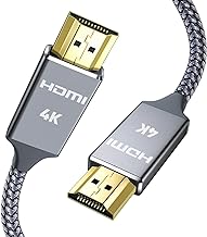 Snowkids HDMI Cable 2 m EU 4K @ 60 Hz, High Speed Ethernet 18 Gbps, Gold-Plated Connectors with Audio, Compatible with Video 4K UHD 2160p, HD 1080p, 3D Xbox PS3/4 hk-de grey