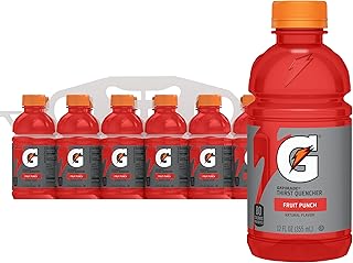 Gatorade Fruit Punch, 12 Fl Oz (pack of 12)