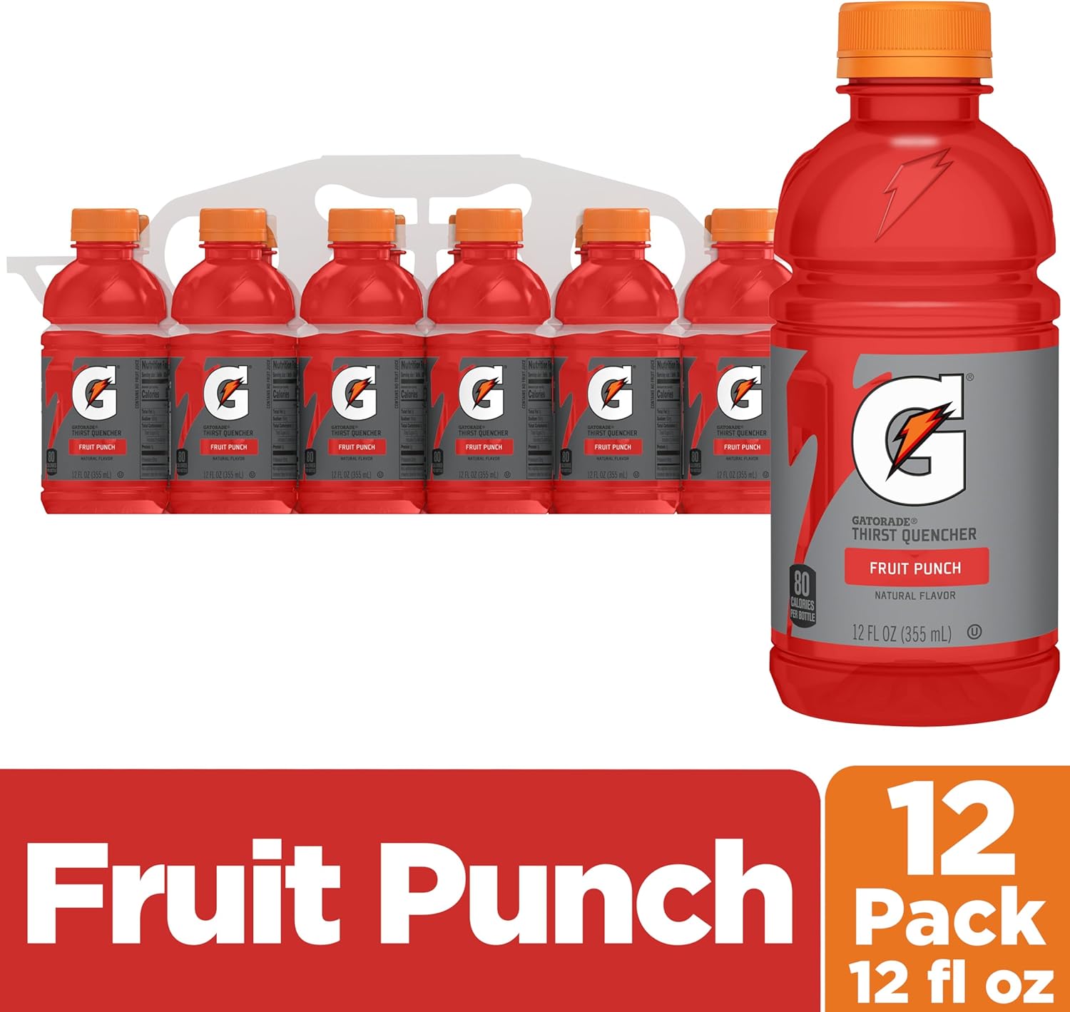 Gatorade Fruit Punch, 12 Fl Oz (pack of 12)-1