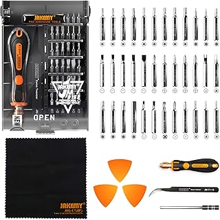 Precision Screwdriver Set, Jakemy 43 in 1 Repair Tool Kit with 36 Magnetic Driver Bits Screwdriver Kit for iPhone Android Cell Phone MacBook Laptop PC