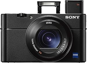 Sony RX100 V Advanced Compact Premium Camera with 1.0-Type Sensor, 24-70 mm F1.8-2.8 Zeiss Lens, Superior AF Performance, 4K Movie (DSC-RX100M5A)