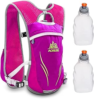 Hydration Backpack, Geila Hydration Vest Outdoors Sport Trail Marathoner Running Race Lightweight Rucksack for Men & Women