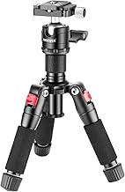 Neewer Portable Desktop Mini Tripod - Aluminum Alloy 20 inches/50 Centimeters with 360 Degree Ball Head, 1/4 inch Quick Shoe Plate for DSLR Camera Video Camcorder, Load up to 11 pounds/5 kilograms