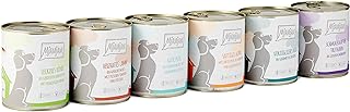 MjAMjAM premium wet food for dogs - Mixpaket II - With chicken & duck, beef, turkey, veal, turkey, lamb, pack of 6 (6 x 800 g), natural with extra meat