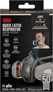 3M Spray Paint Respirator 6502QL, A2P3, 1 Set