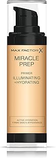 Max Factor Miracle Prep Illuminating & Hydrating Primer, Nourishing Formula with Niacinamide and Vitamin E, 30 ml