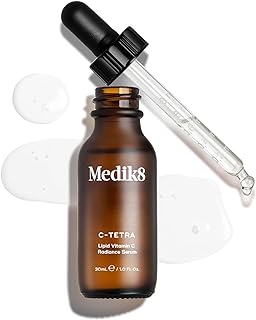 Medik8 C-Tetra - Lipid 7% Vitamin C Radiance Serum - Smoothing, Brightening & Nourishing - Perfect For New Vitamin C Users or Sensitive Skin - 30ml