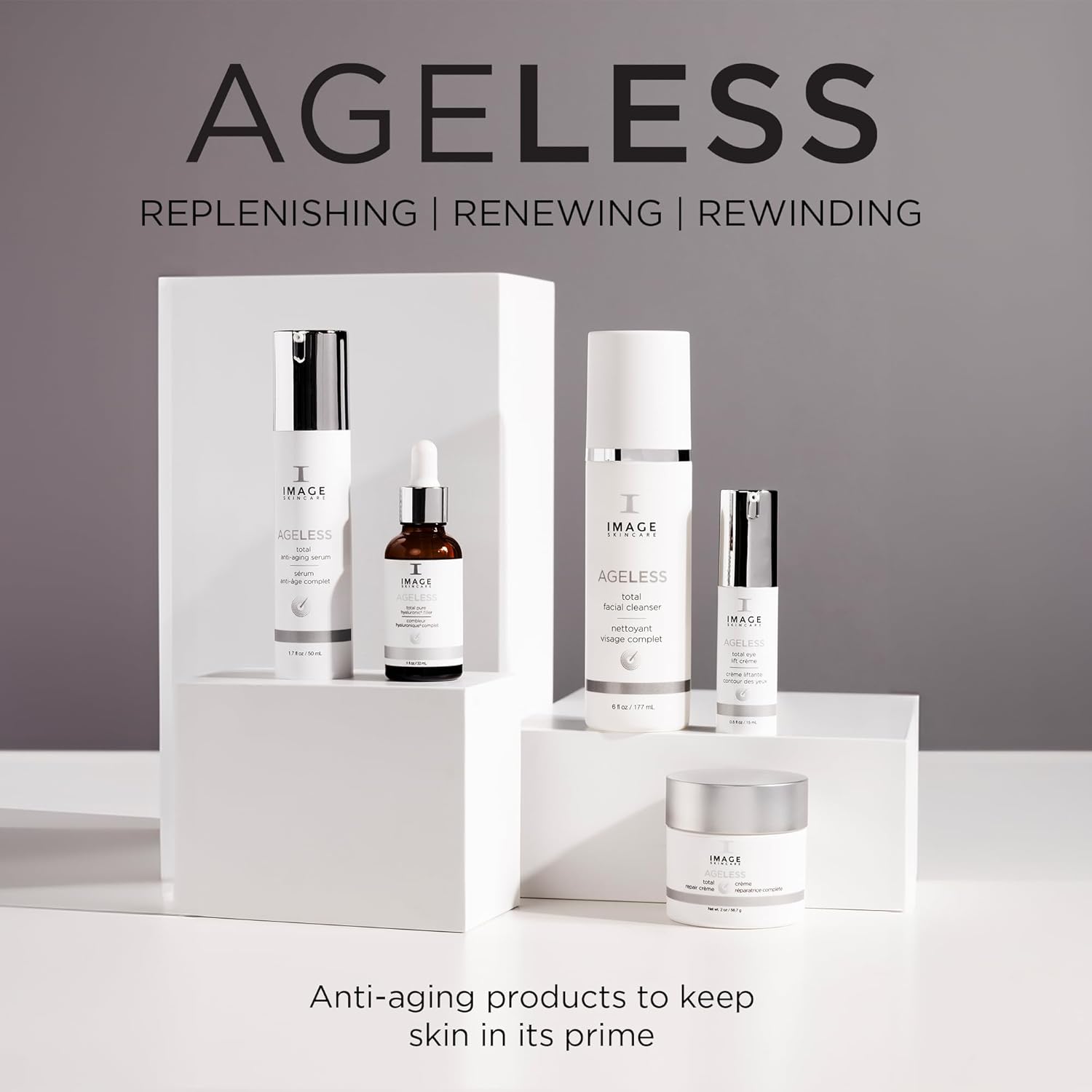 IMAGE Skincare, AGELESS Total Pure Hyaluronic 6 Filler, Facial Hydration Serum, Fill in Look of Fine Lines and Smooth Appearance of Wrinkles, 30 mL-6