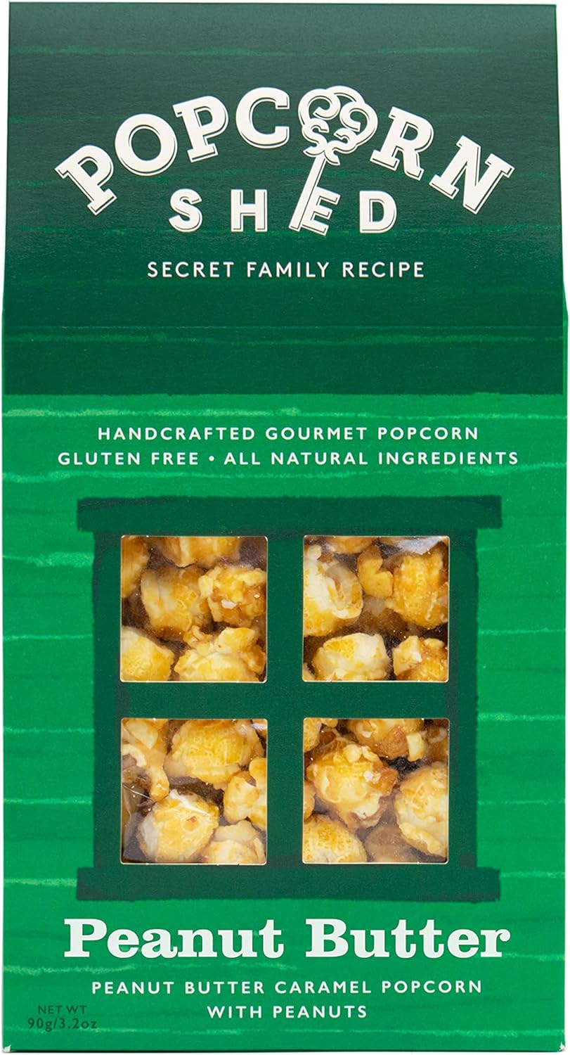 Popcorn Shed Butterly Nuts Gourmet Popcorn, Gift Box, Gluten Free, Natural, Vegetarian Movie Night Snack, 80 g-3