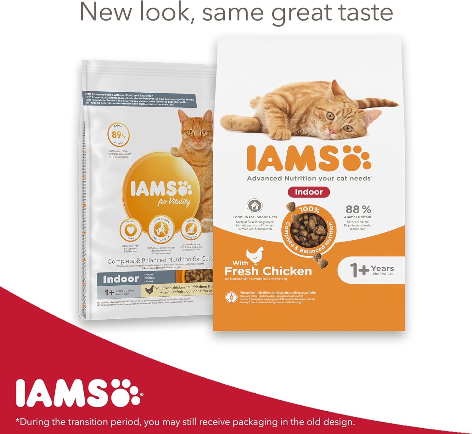 IAMS Indoor Complete Dry Cat Food for Adult and Senior Cats with Chicken 3 kg-2