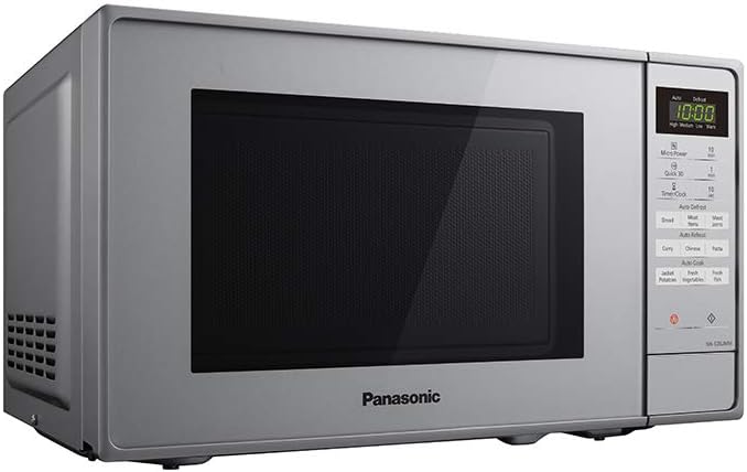 Panasonic NN-E28JMMBPQ Compact Solo Microwave Oven with Turntable, 800 W, 20 Litres, Silver-3