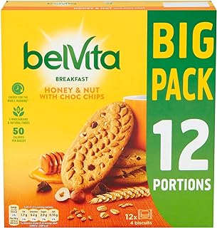 Belvita Breakfast Honey & Nuts with Choc Chip Biscuits, 540g