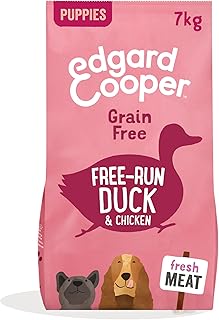 Edgard & Cooper Puppy Dry Dog Food - (Duck & Chicken, 7kg), Grain & Gluten Free, Joint & Bones Supplement for Dogs, fresh meat, full of essential amino acids for healthy insides