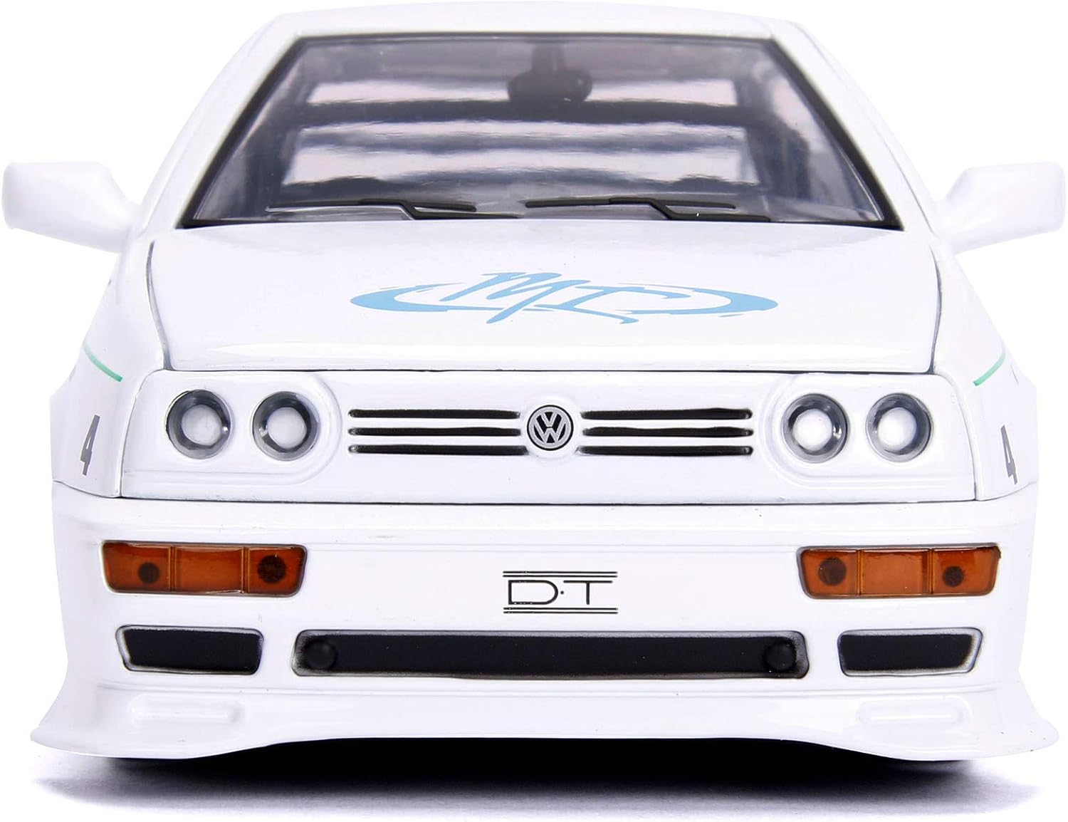 Jada 253203025 Fast and The Furious 1:24 F&F Jesses VW Jetta, White/Blue-4