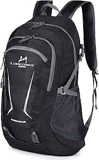 Loocower 45L Lightweight Foldable Backpack Walking Rucksack Water Resistant Hiking Daypack Packable Camping Travel Outdoor Sport Knapsack for Men Women