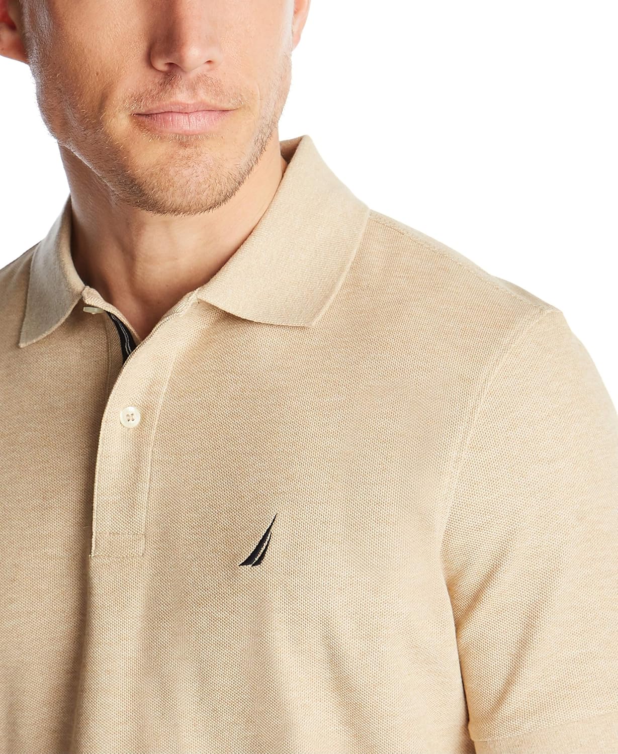 Nautica Men's Solid Anchor Deck Classic Fit Polo-3