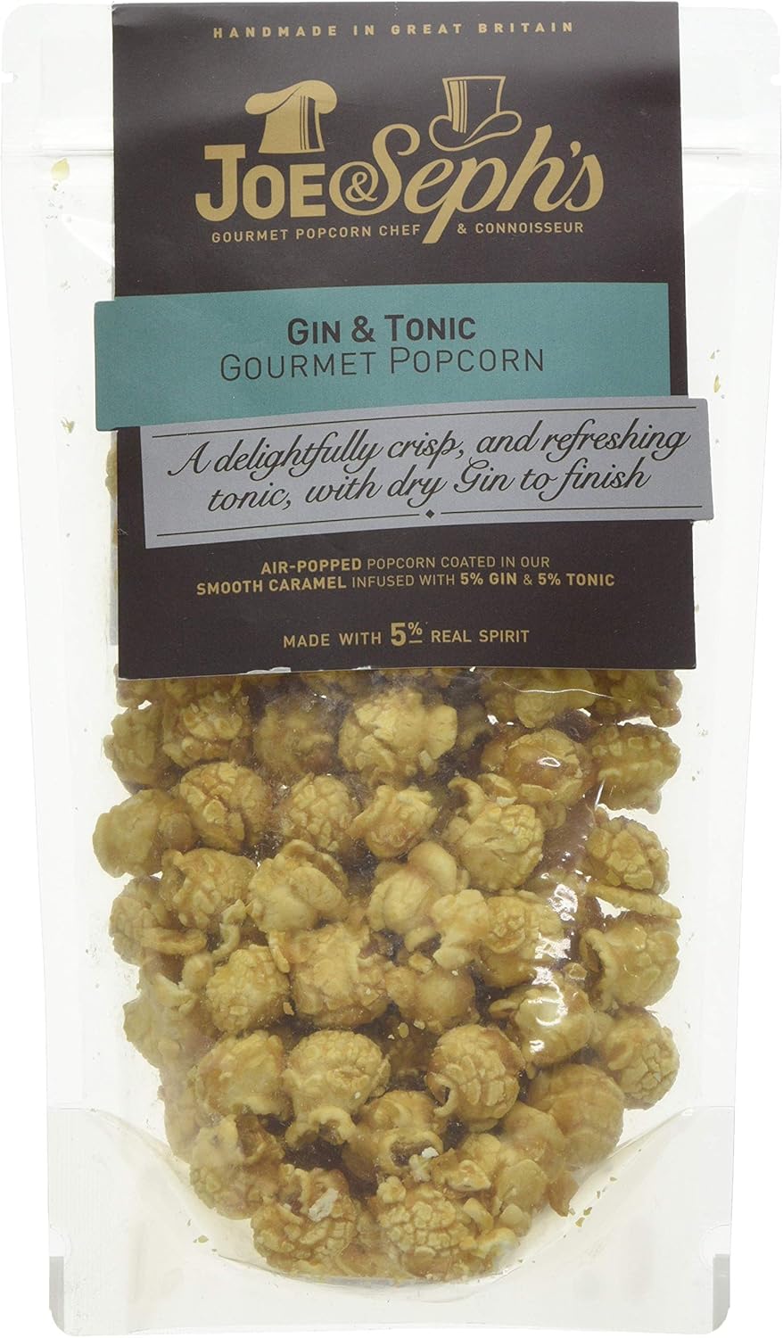 Joe & Seph's Gin & Tonic Popcorn Pouch, 70 g (Pack of 1)-0