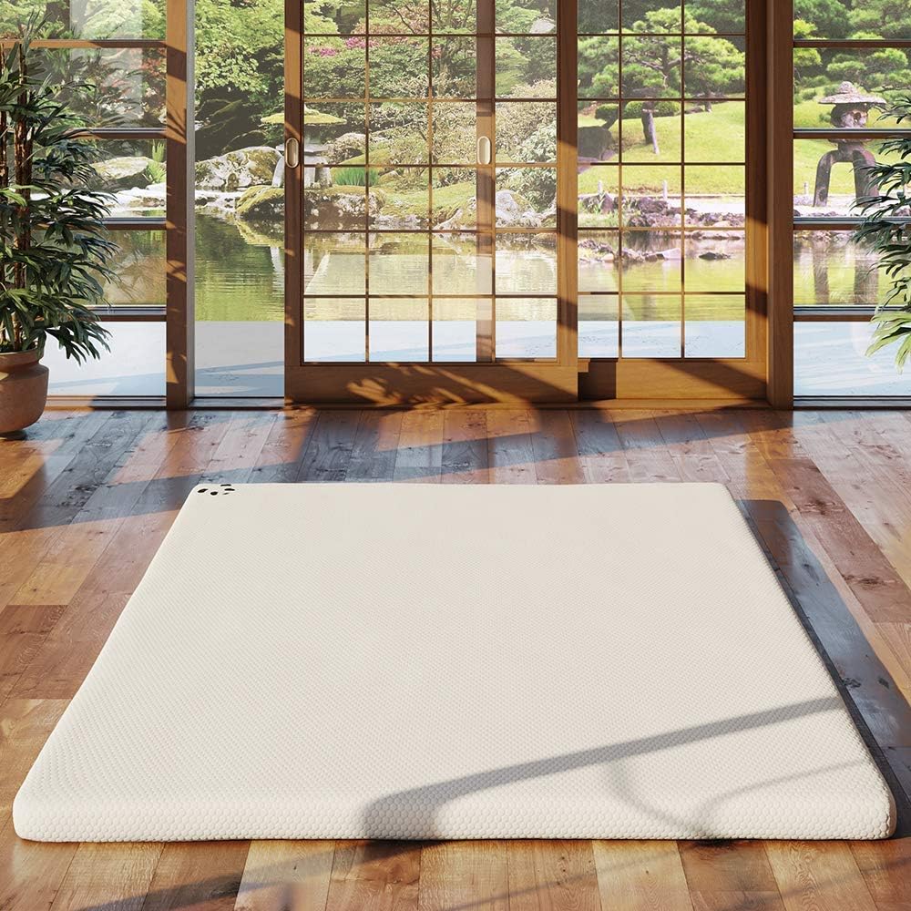 The Topper - Gel Infused Memory Foam (Hydro-Foam) Bamboo Mattress Topper (EU Emperor: 200 x 200 x 5 cm) White-2