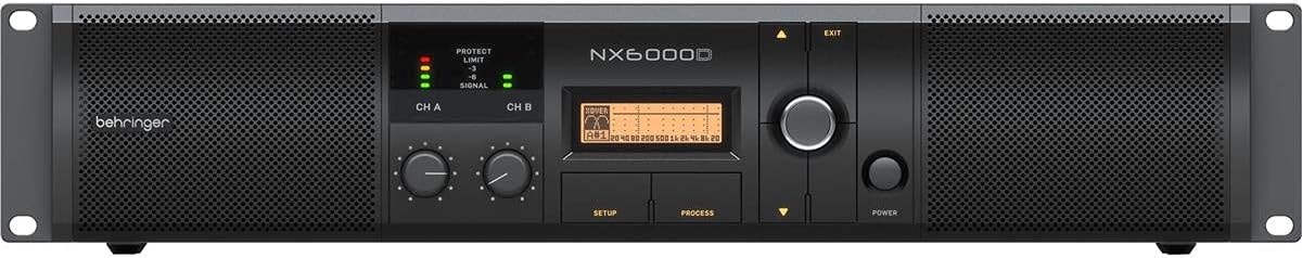 Behringer NX6000D Ultra-Lightweight 6000 Watt Class-D Power Amplifier with DSP Control and SmartSense Loudspeaker Impedance Compensation, Pc compatible only-2