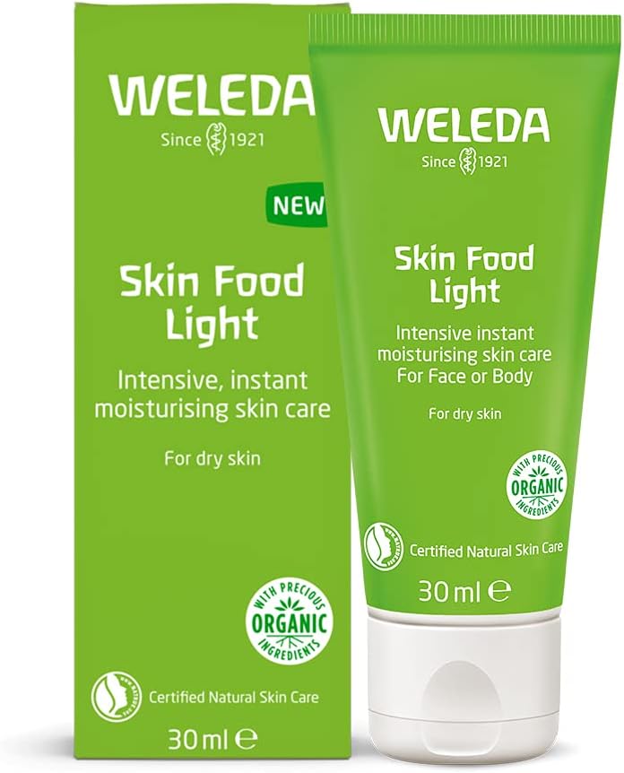 Weleda Skin Food Light, Dry Skin Moisturiser, Moisturising Cream & Primer, Face & Body, For Men & Women, Multiple Uses, 100% Certified Natural, Organic, 75ml-1