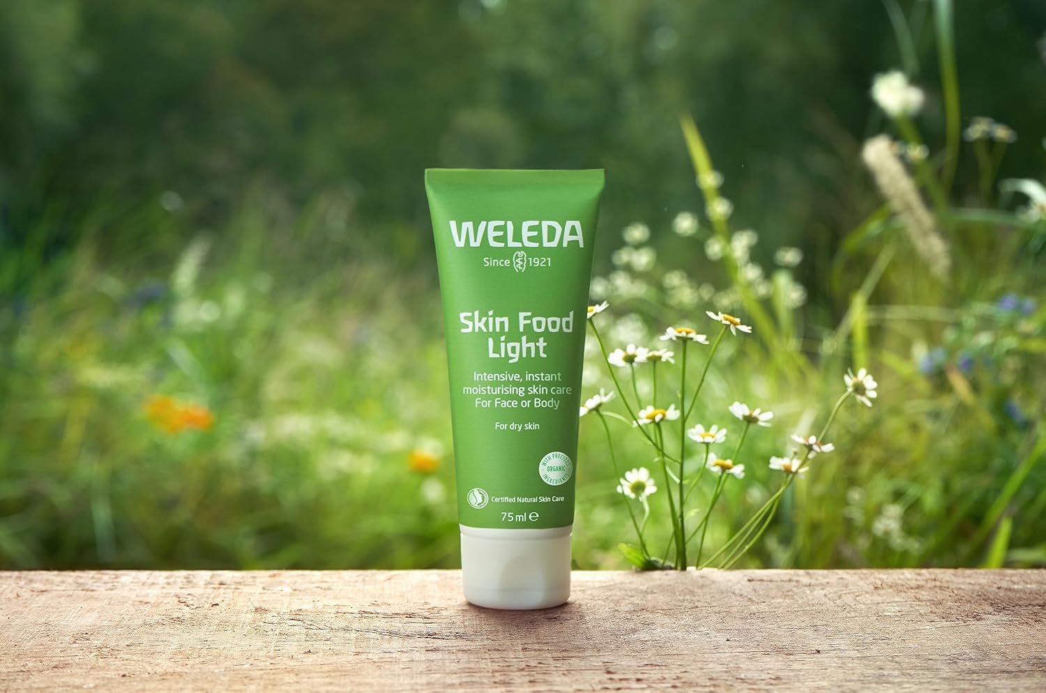 Weleda Skin Food Light, Dry Skin Moisturiser, Moisturising Cream & Primer, Face & Body, For Men & Women, Multiple Uses, 100% Certified Natural, Organic, 75ml-5