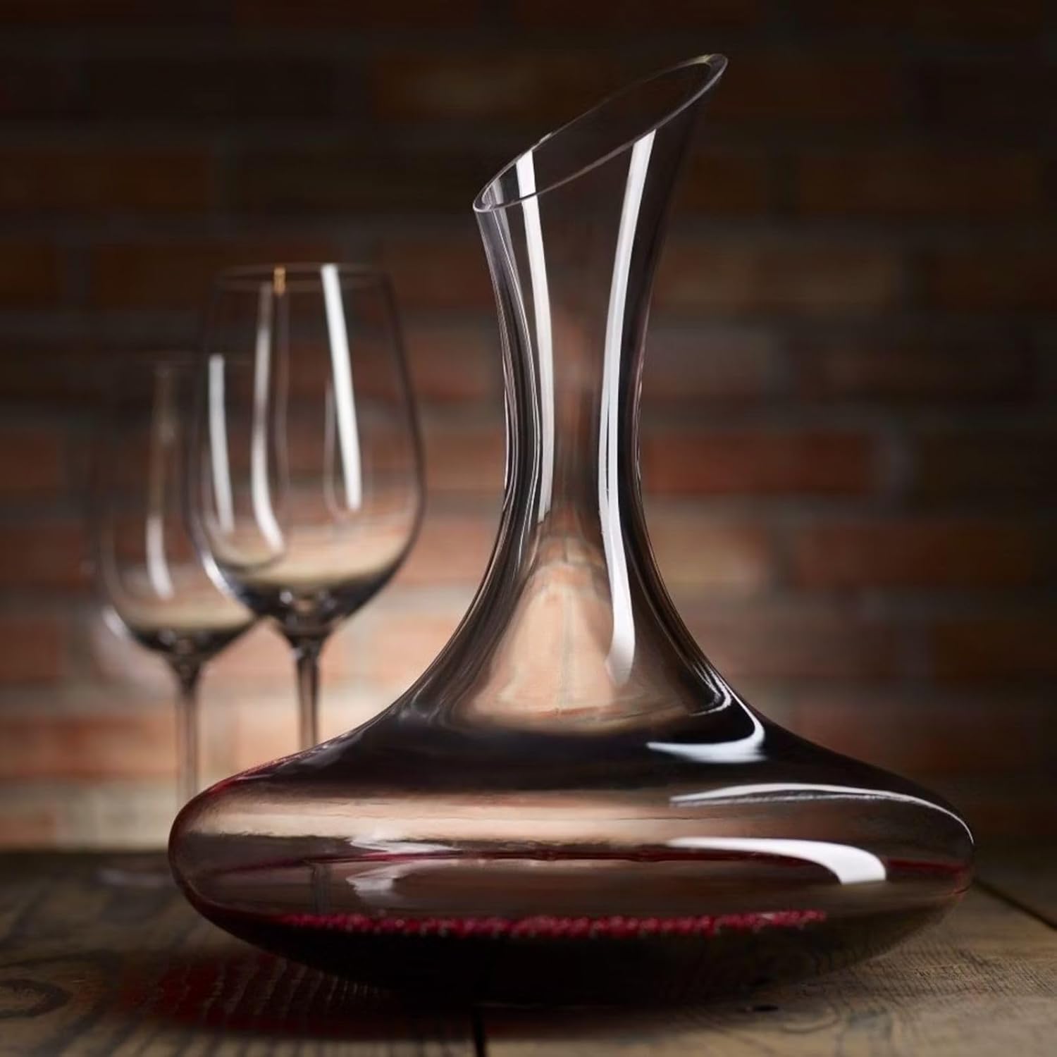 KROSNO Red Wine Decanter Carafe Glass | 1500 ML | Avant-Garde Collection | Perfect for Home, Restaurants and Kitchen Unit | Glass Water Jug, Large Wine Decanters and Carafes-5