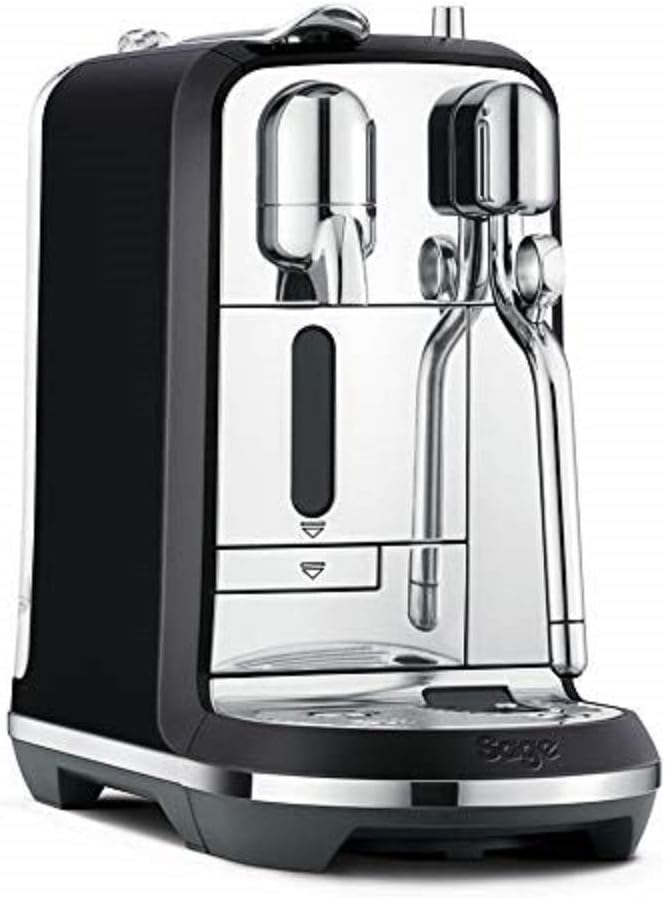 Nespresso Creatista Plus Coffee Machine by Sage, Capsule Espresso Machine, SNE800, Black Truffle-0