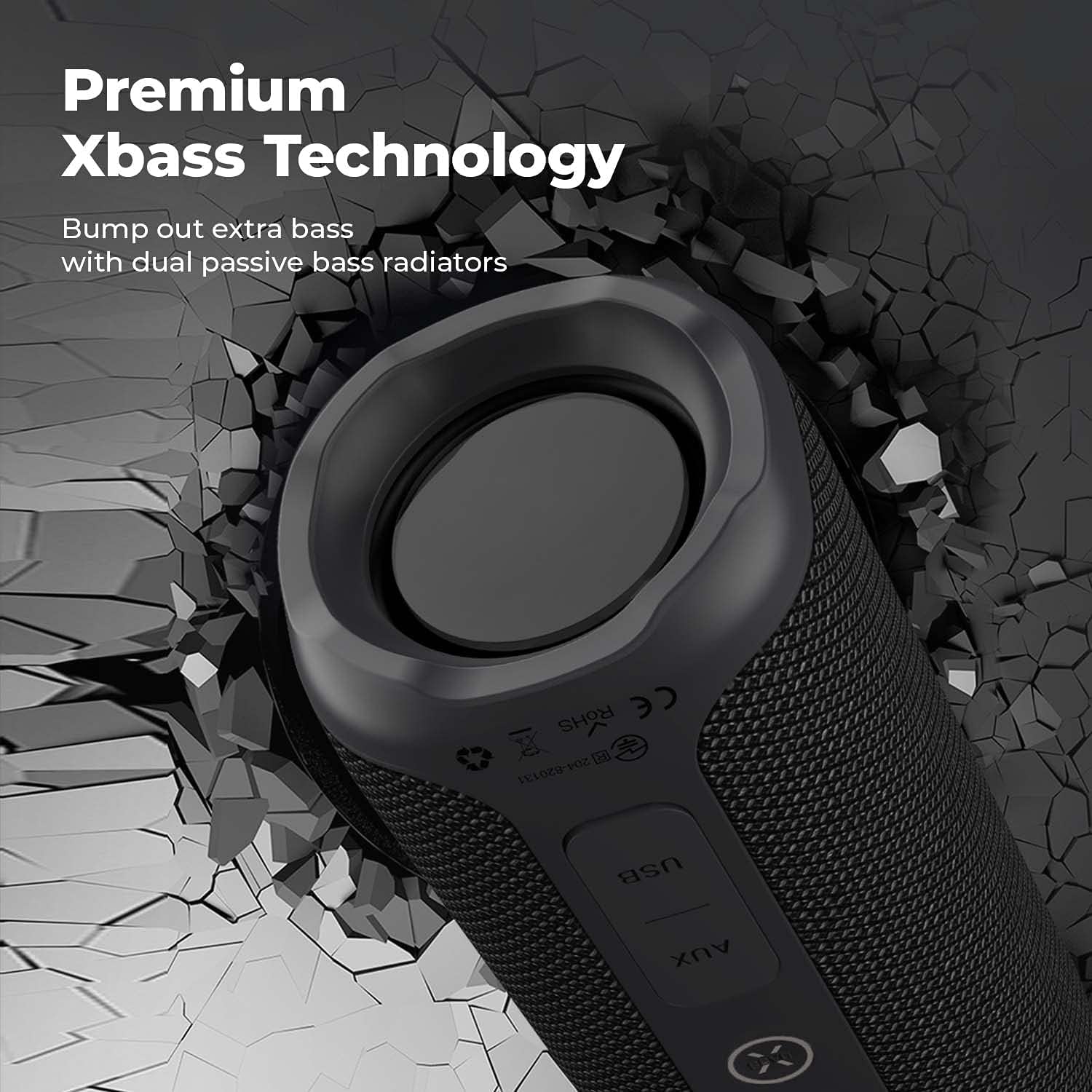 Tribit Bluetooth Speakers, StormBox 24W Portable Bluetooth Speakers, 360° Full Surround Sound, Extended XBass, Wireless Dual Pairing, IPX7 Waterproof, 20 Hours Runtime Speaker-The Telegraph's Choice-1