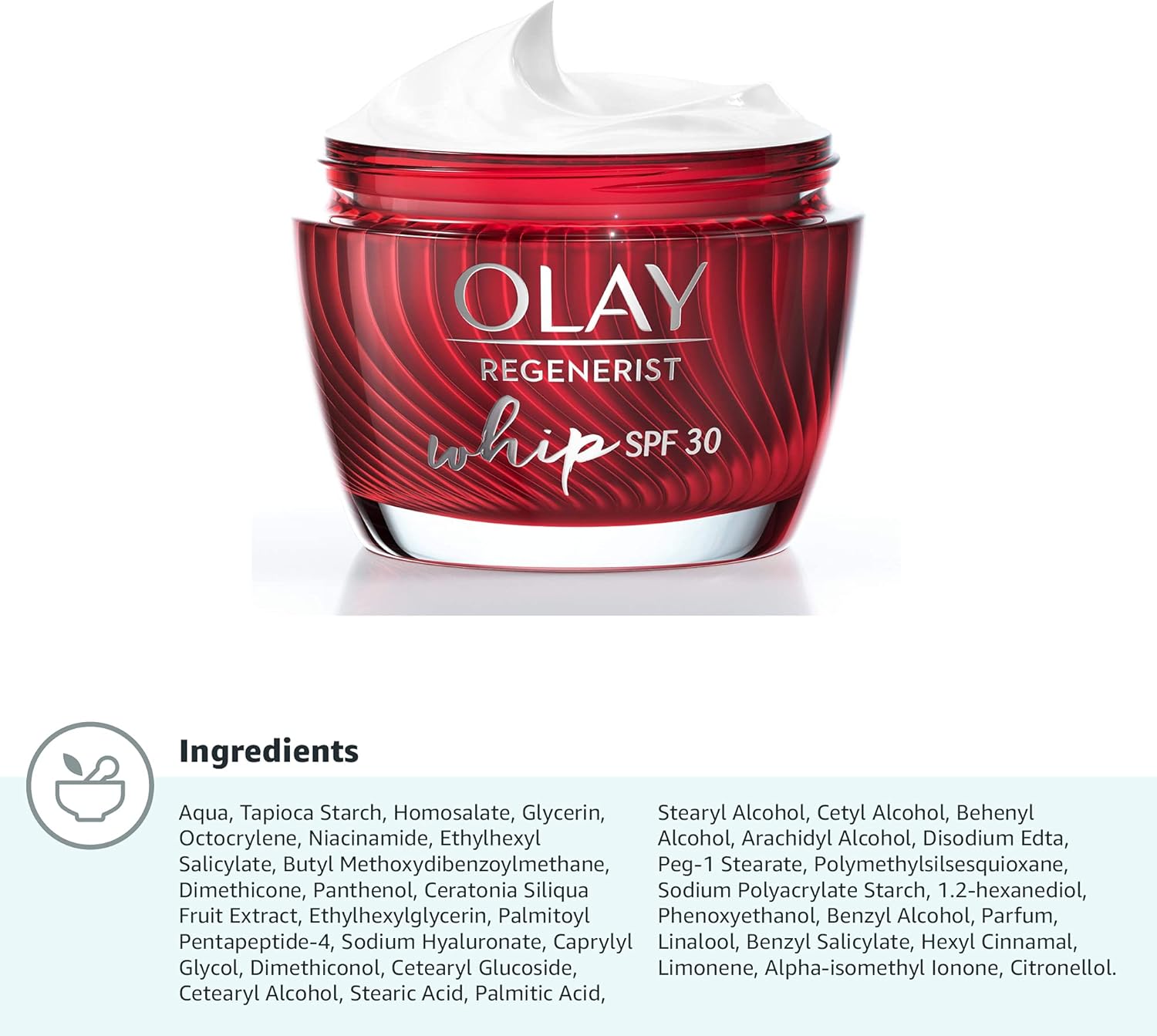 Olay Regenerist Whip Light as Air Anti-Ageing Moisturiser for Firmer Skin with SPF30, Hyaluronic Acid, 50 ml-10