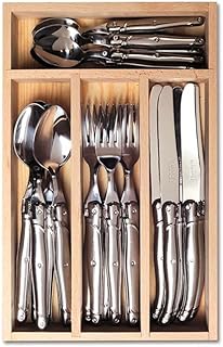 LAGUIOLE Cutlery Set, 24 Piece Stainless Steel