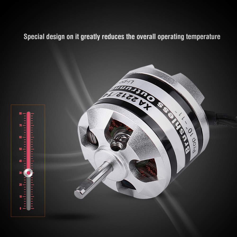 RC Drone Brushless Motor, EMAX XA2212 820KV/980KV/1400KV 2-3S Brushless Motor for RC Drone Quadcopter Multi-rotor Aircraft Accessroy Parts(1400KV)-4