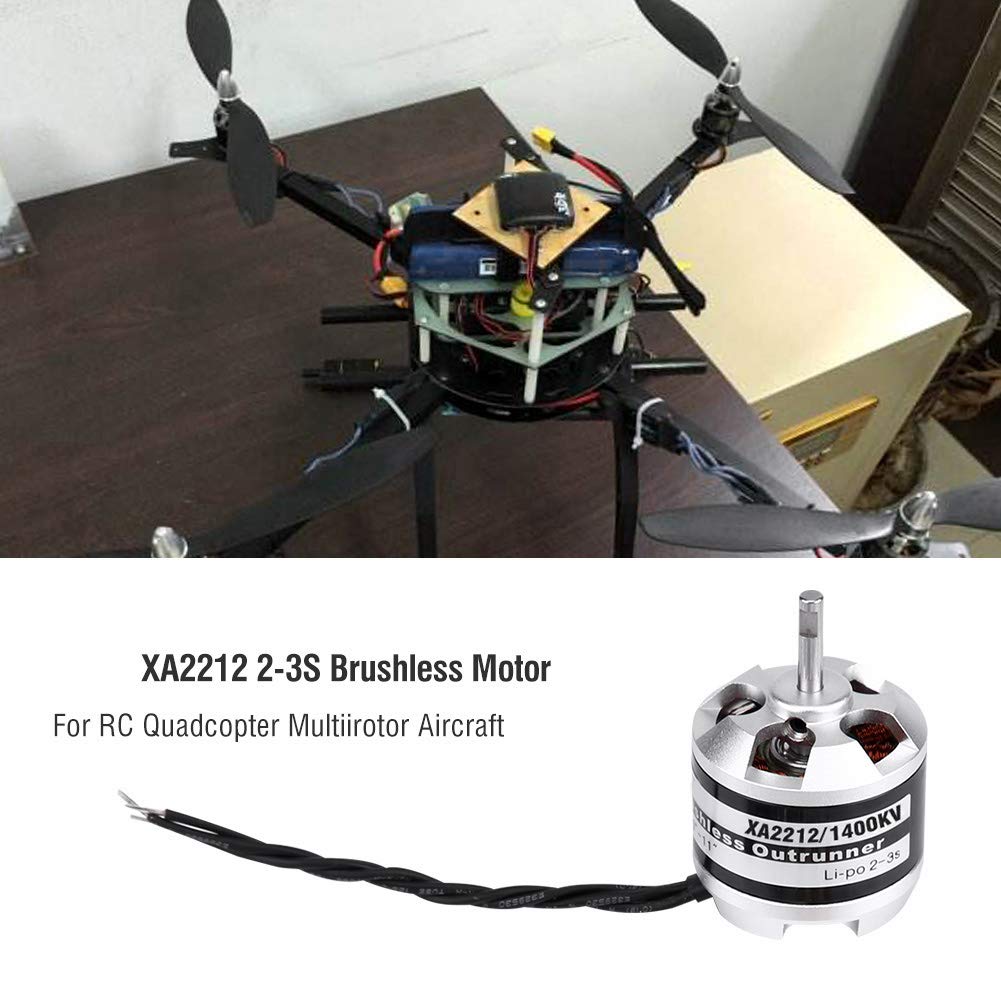 RC Drone Brushless Motor, EMAX XA2212 820KV/980KV/1400KV 2-3S Brushless Motor for RC Drone Quadcopter Multi-rotor Aircraft Accessroy Parts(1400KV)-7