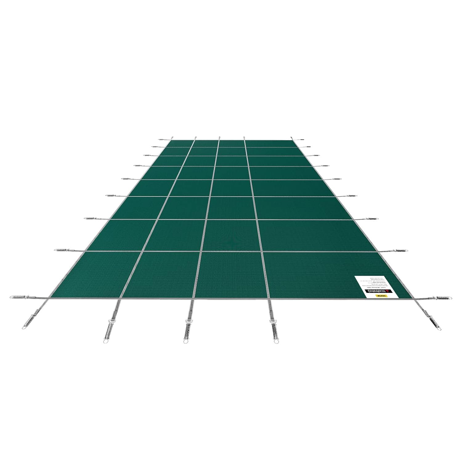 Happybuy Fits 16x32ft Rectangle Inground Safety Cover Green Mesh for Swimming Pool Winter-7